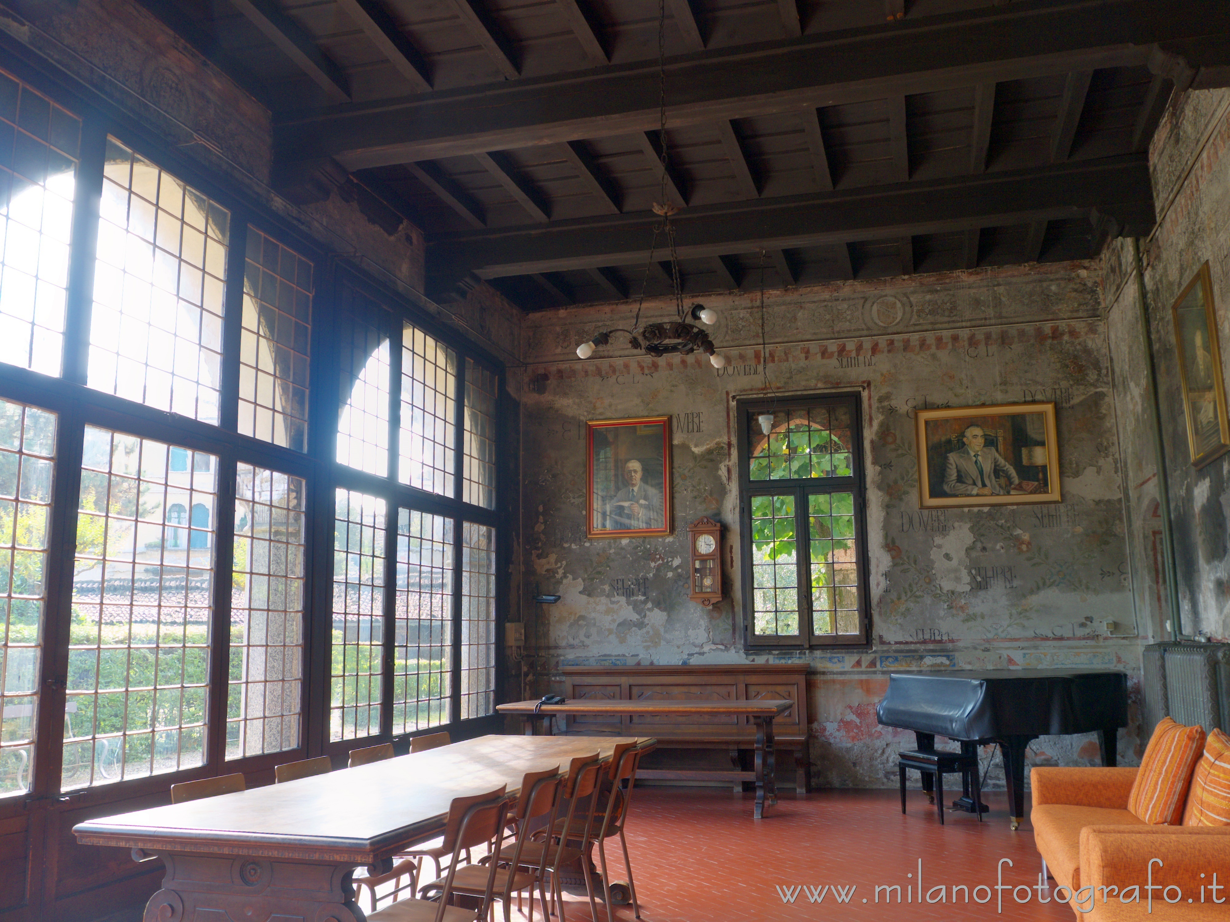 Milan (Italy) - Main room of Villa Mirabello